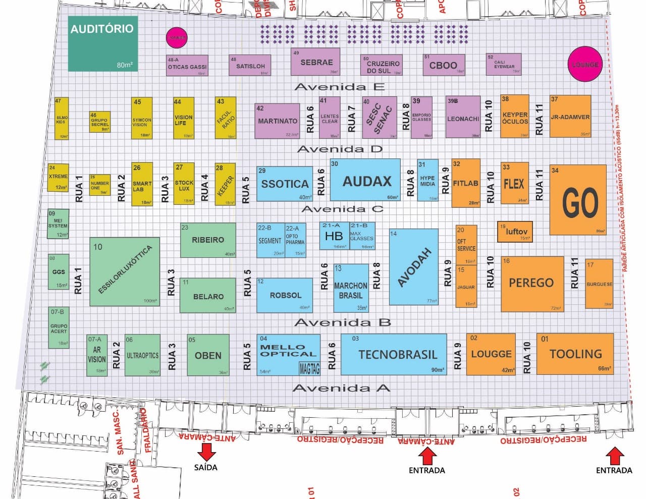 Mapa do Evento